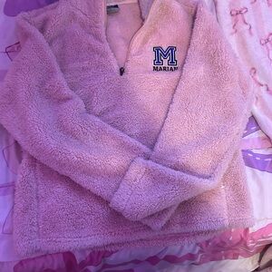 Pink Marian school fleece